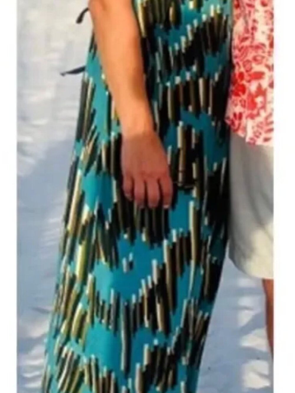 Corey Lynn Calter Carreaux Midi Dress Style No. 4130024090055 Color: BLUE MOTIF - Picture 4 of 8